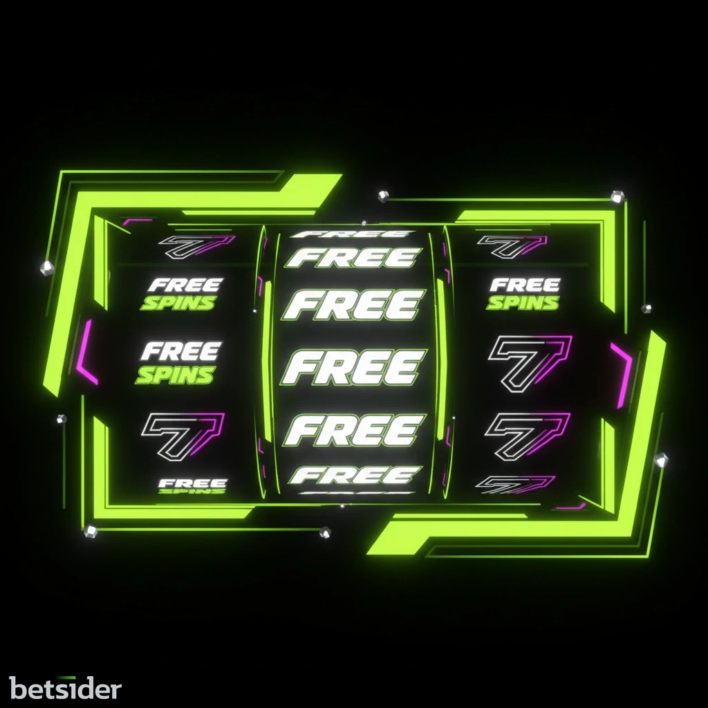 Ecrã de uma slot machine a mostrar uma combinação vencedora com símbolos coloridos.