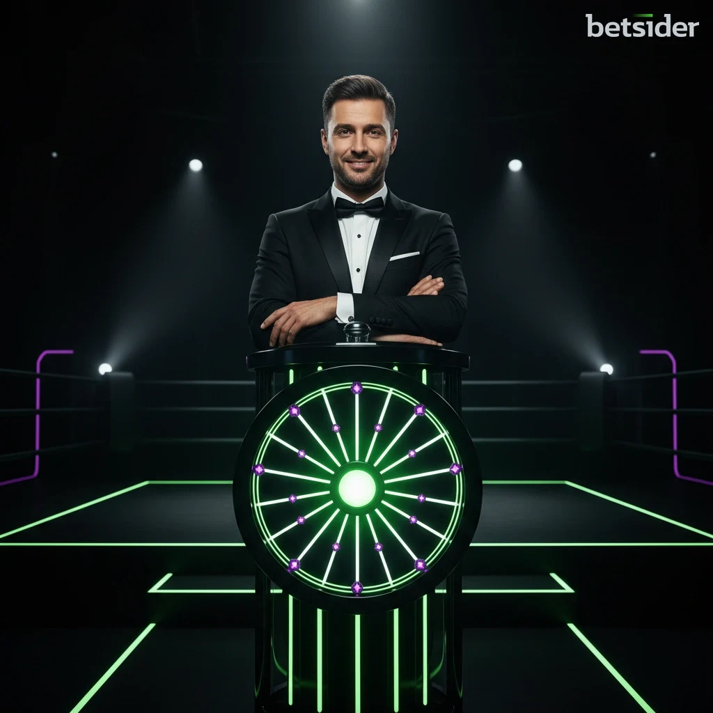 Dealer profissional numa mesa de Roleta no casino ao vivo da Betsider.