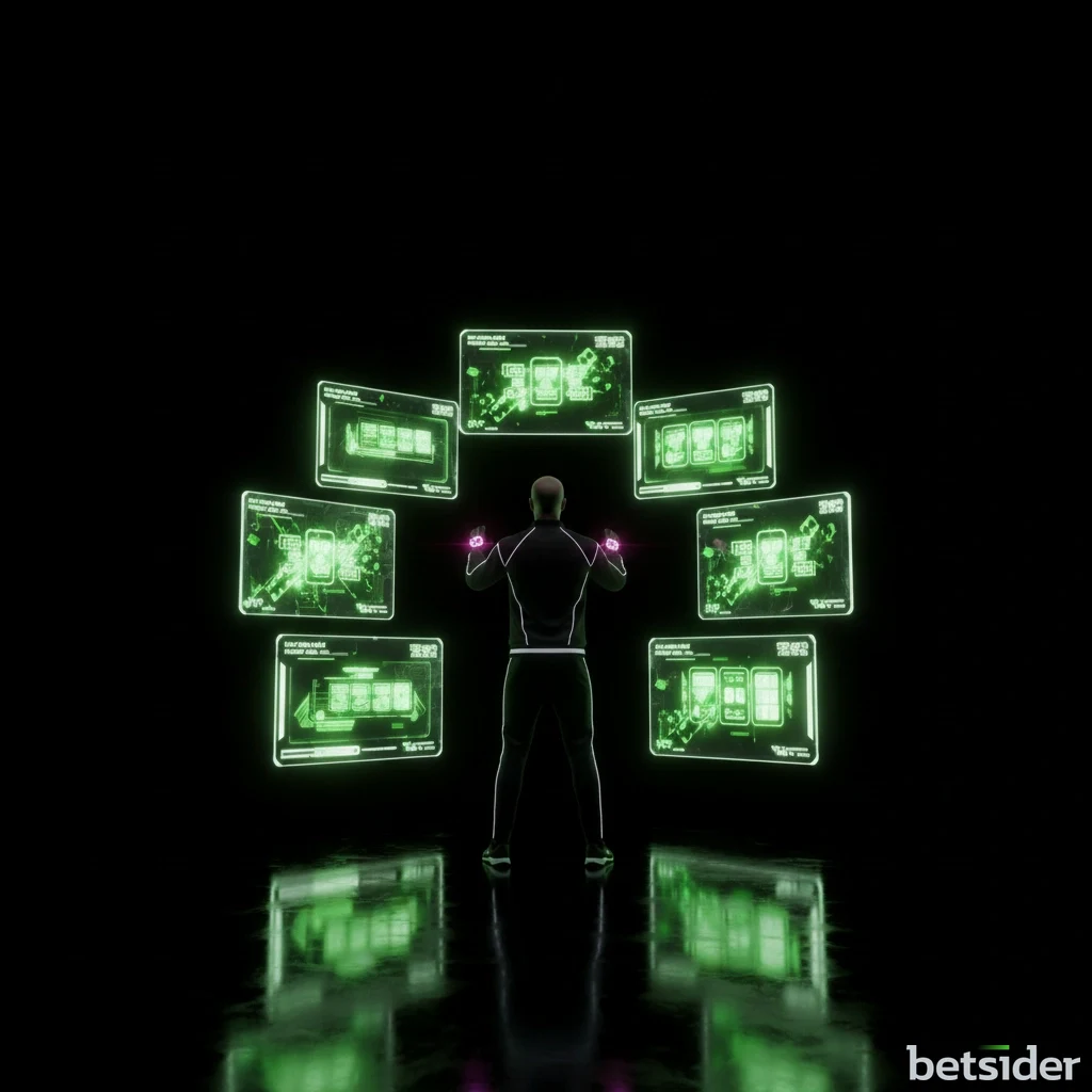 Um telemóvel a mostrar a secção de bónus da aplicação da Betsider.