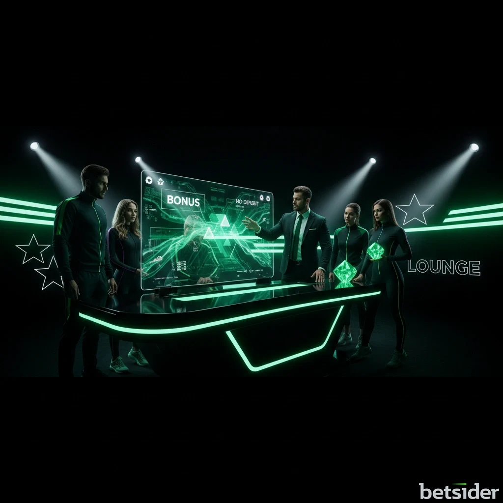 Interface da conta de jogador na Betsider, a mostrar a secção de bónus para reivindicação.