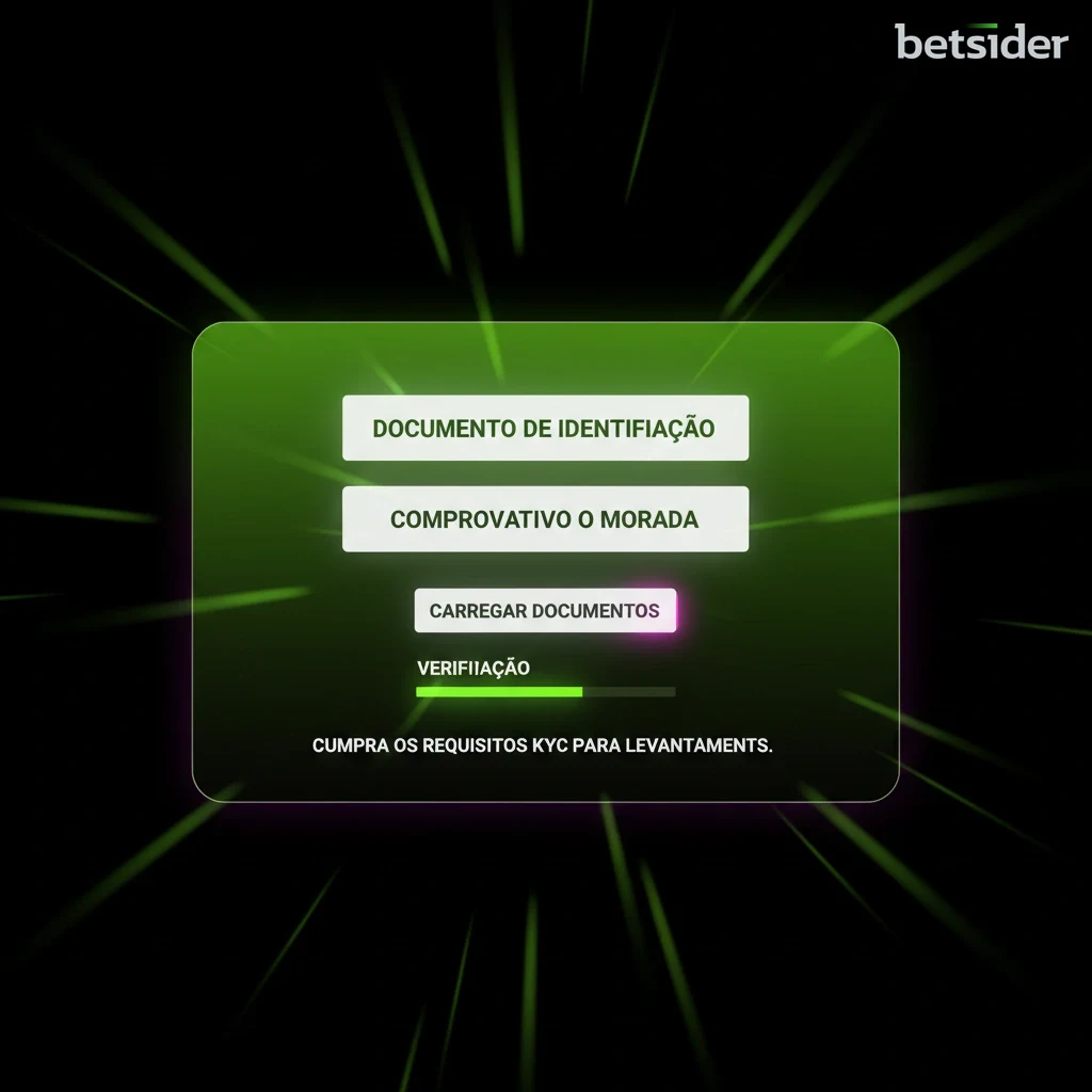 Menu de métodos de depósito na Betsider, mostrando opções como MB WAY e Multibanco.