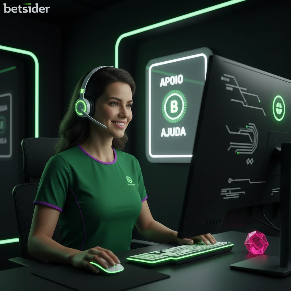 Um agente de apoio ao cliente da Betsider a ajudar um utilizador através de um headset.